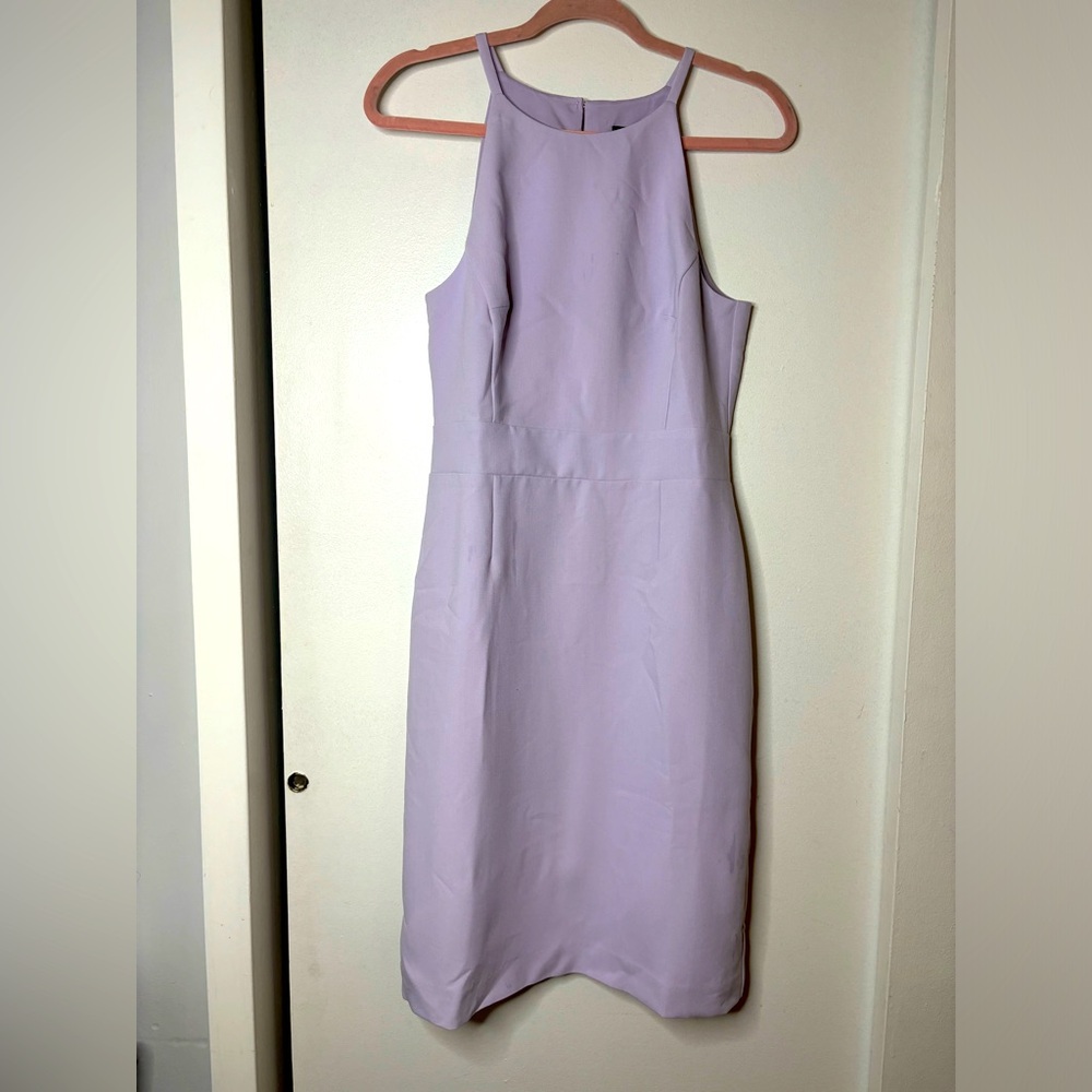 Elegant Lavender Sleeveless Dress
